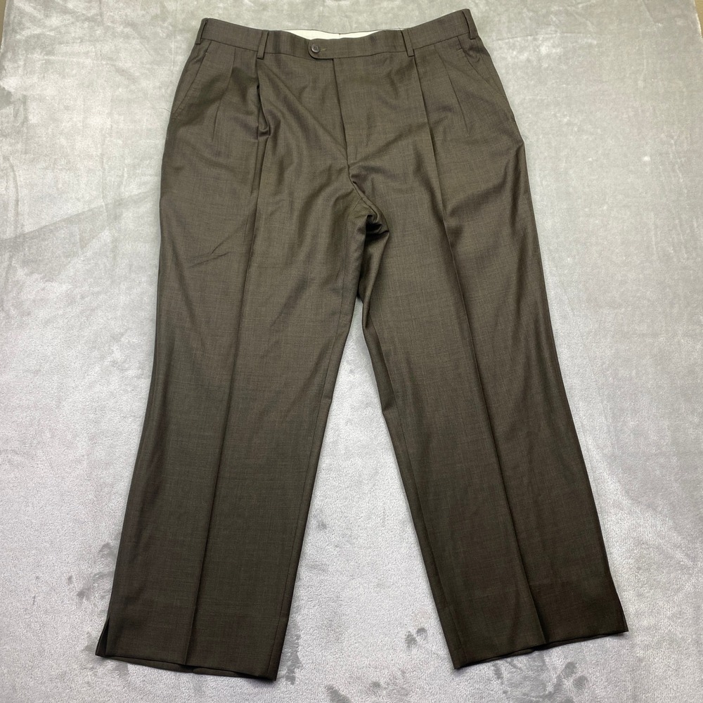 Zanella Bennett Loro Piana‎ Men Dress Pants Super 130s Wool Sz 40 Fits 38" NWT